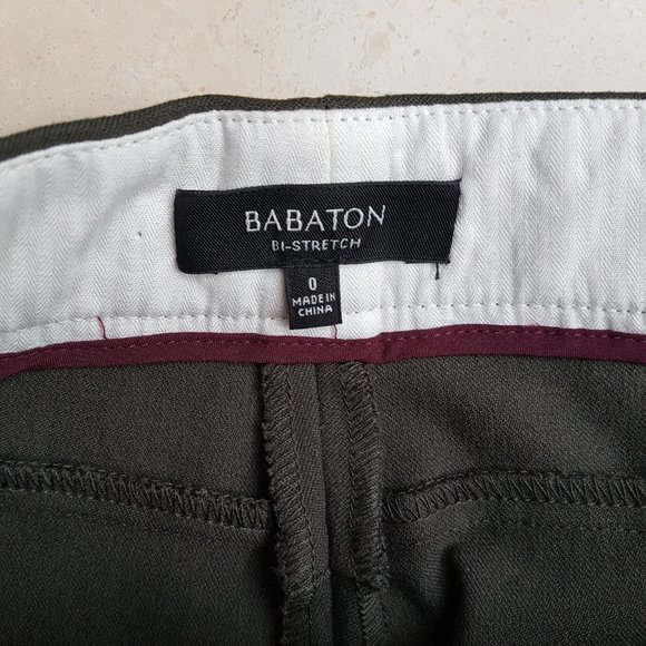 Aritzia Babaton Olive Green Trousers (NWOT) - Picture 5 of 11